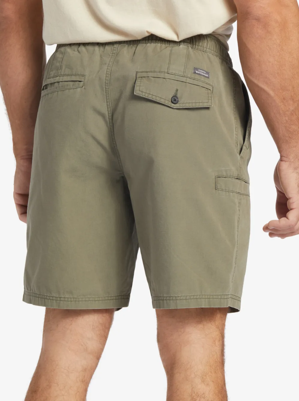 Quiksilver Shorts|Waterman Last Light Elastic Waist 19" Shorts Dusty Olive