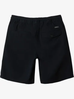 Quiksilver Shorts|Waterman Last Light Elastic Waist 19" Shorts Black