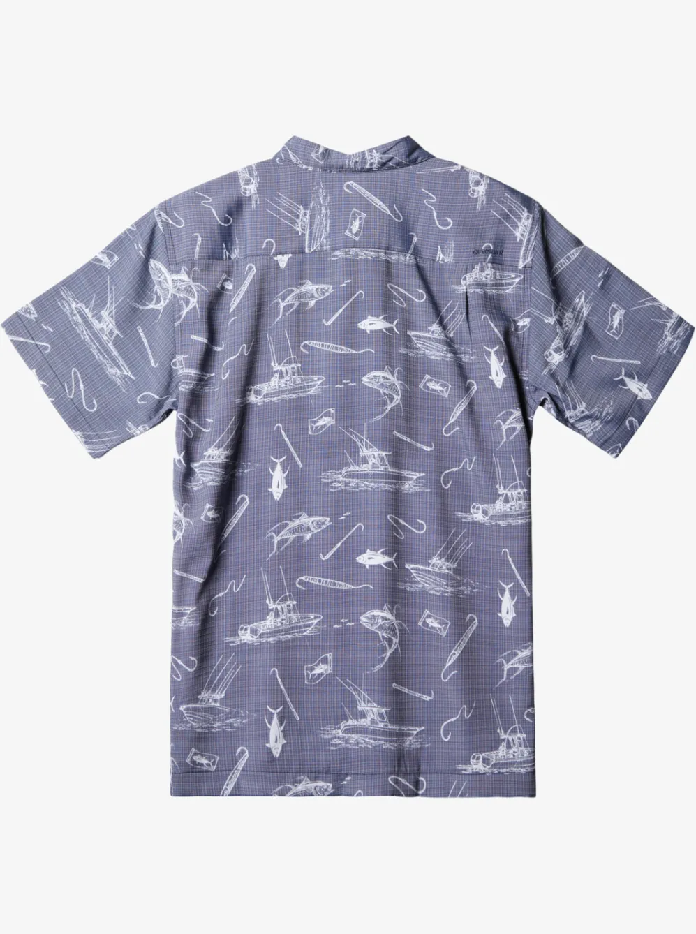 Quiksilver Shirts & Polos|Waterman Line Spinner Short Sleeve Shirt Medieval Blue Line Spinner