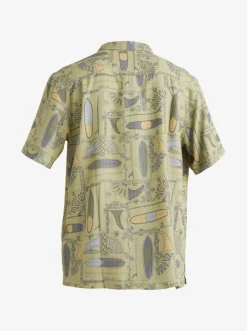 Quiksilver Shirts & Polos|Waterman Long Boards Woven Shirt Tea Longboards