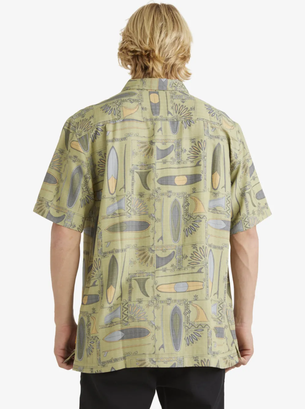 Quiksilver Shirts & Polos|Waterman Long Boards Woven Shirt Tea Longboards