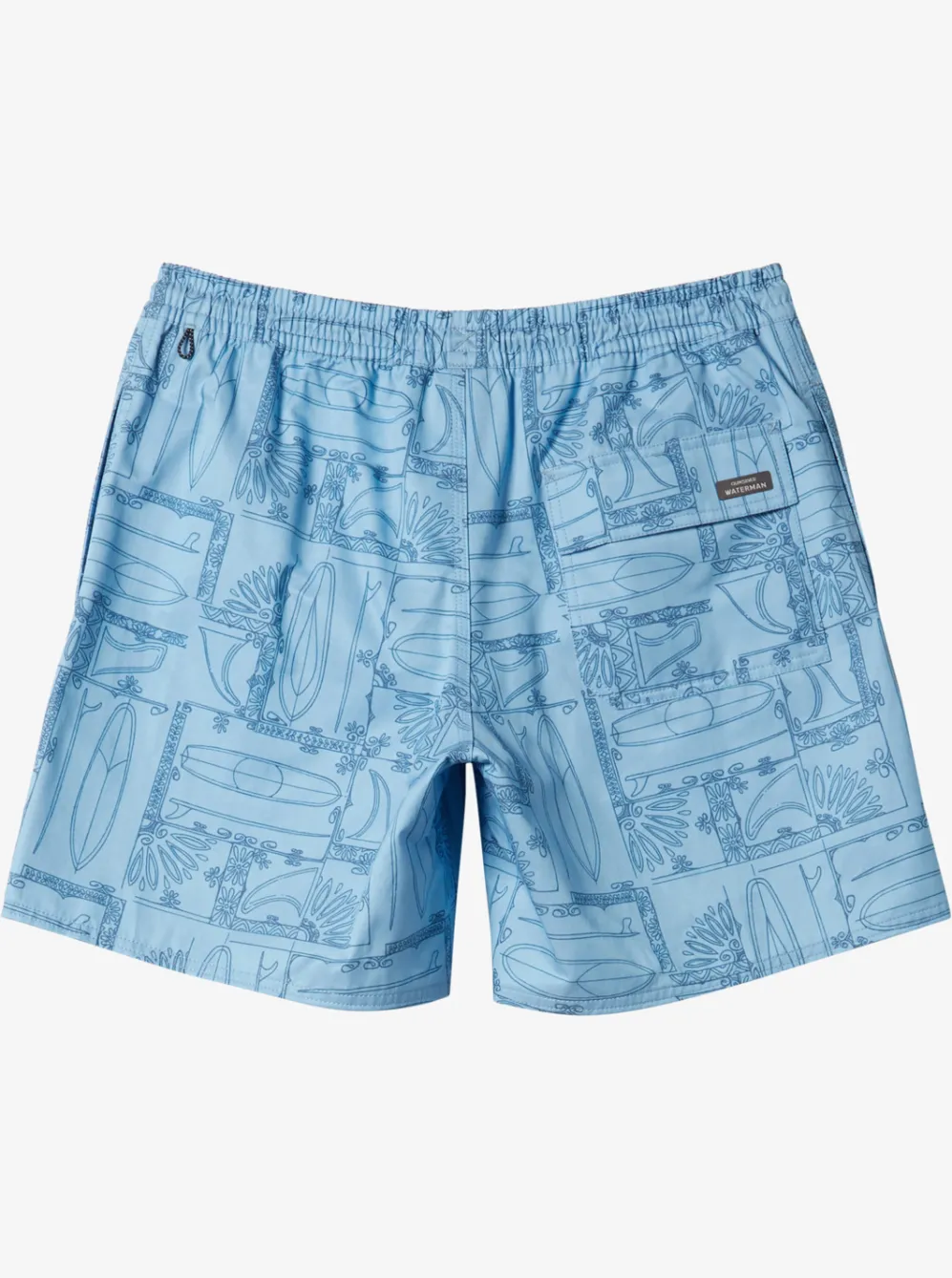 Quiksilver Elastic Waist|Waterman Longboard Volley 17" Elastic Waist Shorts Dusk Blue Longboard