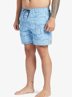Quiksilver Elastic Waist|Waterman Longboard Volley 17