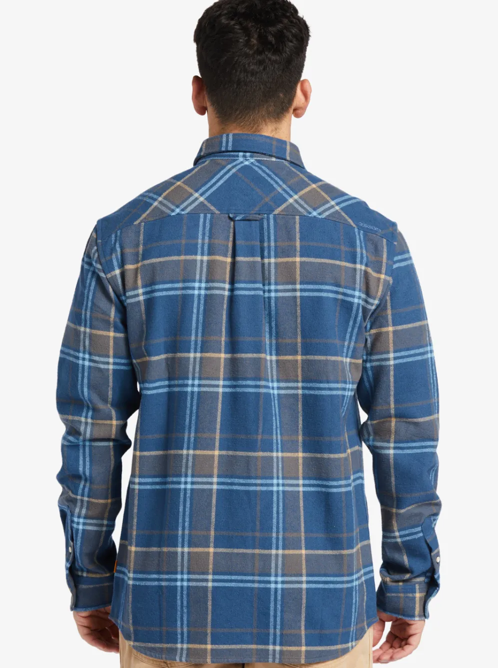 Quiksilver Shirts & Polos|Waterman Lower Ridge Flannel Long Sleeve Top Ensign Blue Lower Ridge