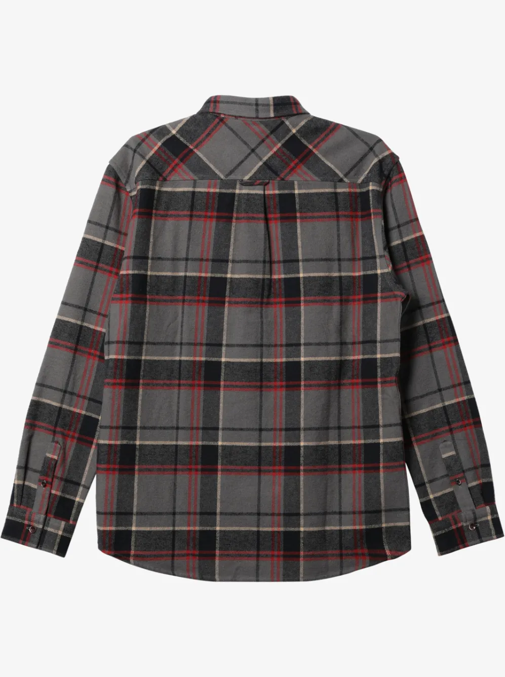 Quiksilver Shirts & Polos|Waterman Lower Ridge Flannel Long Sleeve Top Granite Grey Lower Ridge