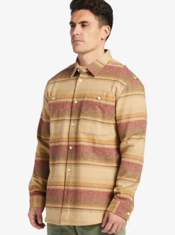 Quiksilver Shirts & Polos|Waterman Lowest Tide Flannel Long Sleeve Top Inscense Lowest Tide