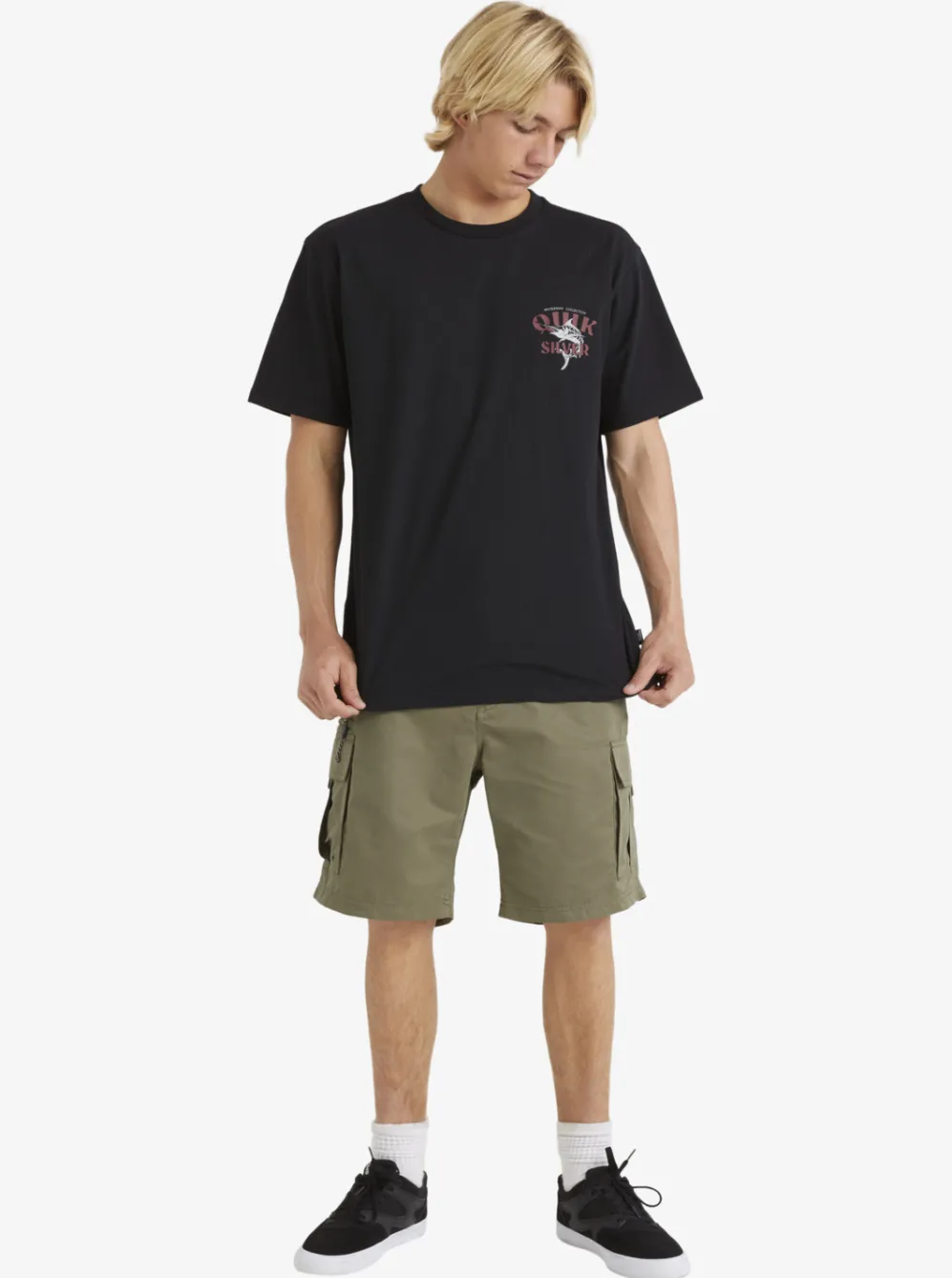 Quiksilver Shorts|Waterman Maldive Atoll Cargo 20" Shorts Dusty Olive