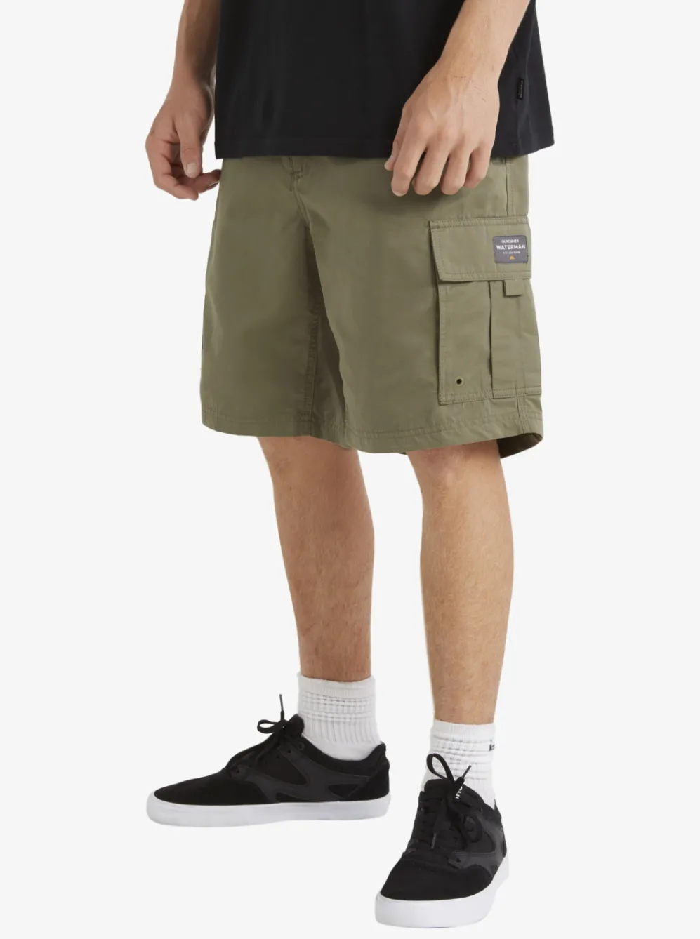 Quiksilver Shorts|Waterman Maldive Atoll Cargo 20" Shorts Dusty Olive
