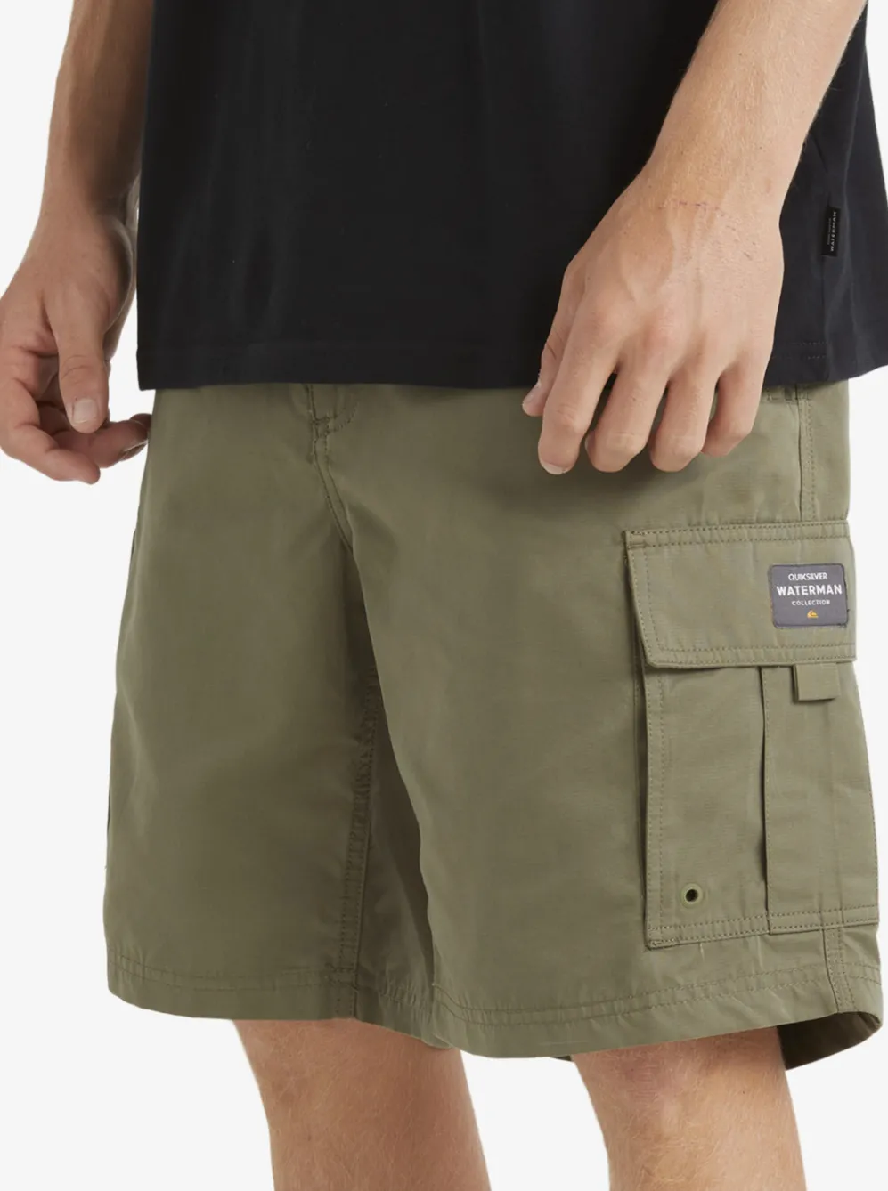 Quiksilver Shorts|Waterman Maldive Atoll Cargo 20" Shorts Dusty Olive