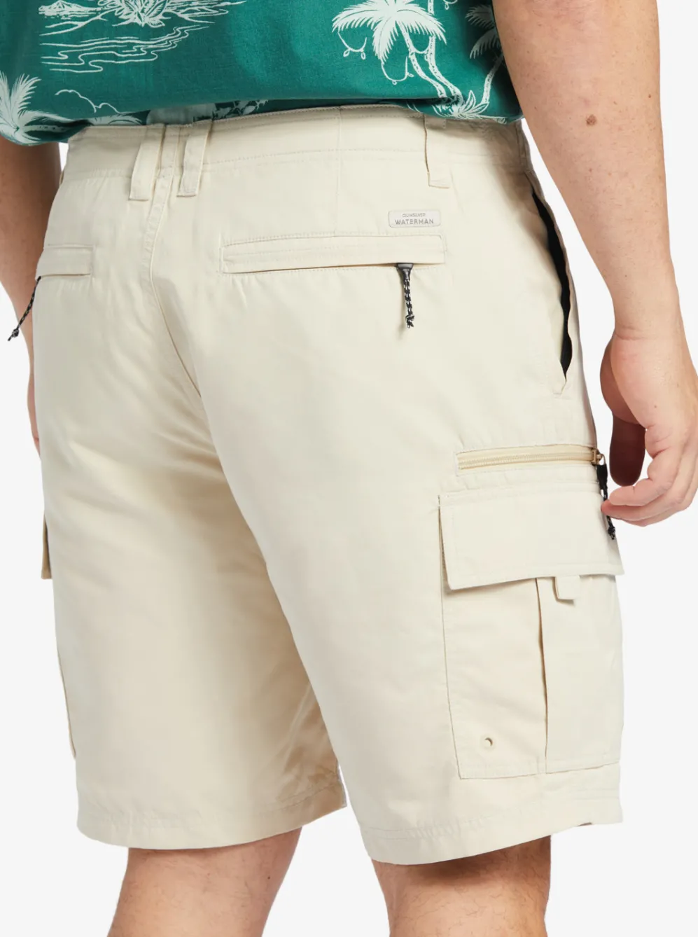 Quiksilver Shorts|Waterman Maldive Atoll Cargo 20" Shorts Brown Rice