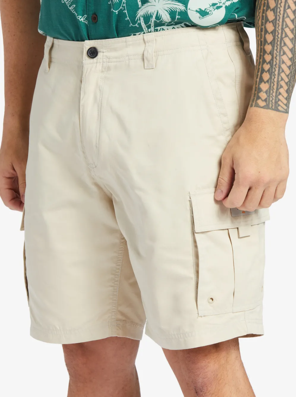 Quiksilver Shorts|Waterman Maldive Atoll Cargo 20" Shorts Brown Rice