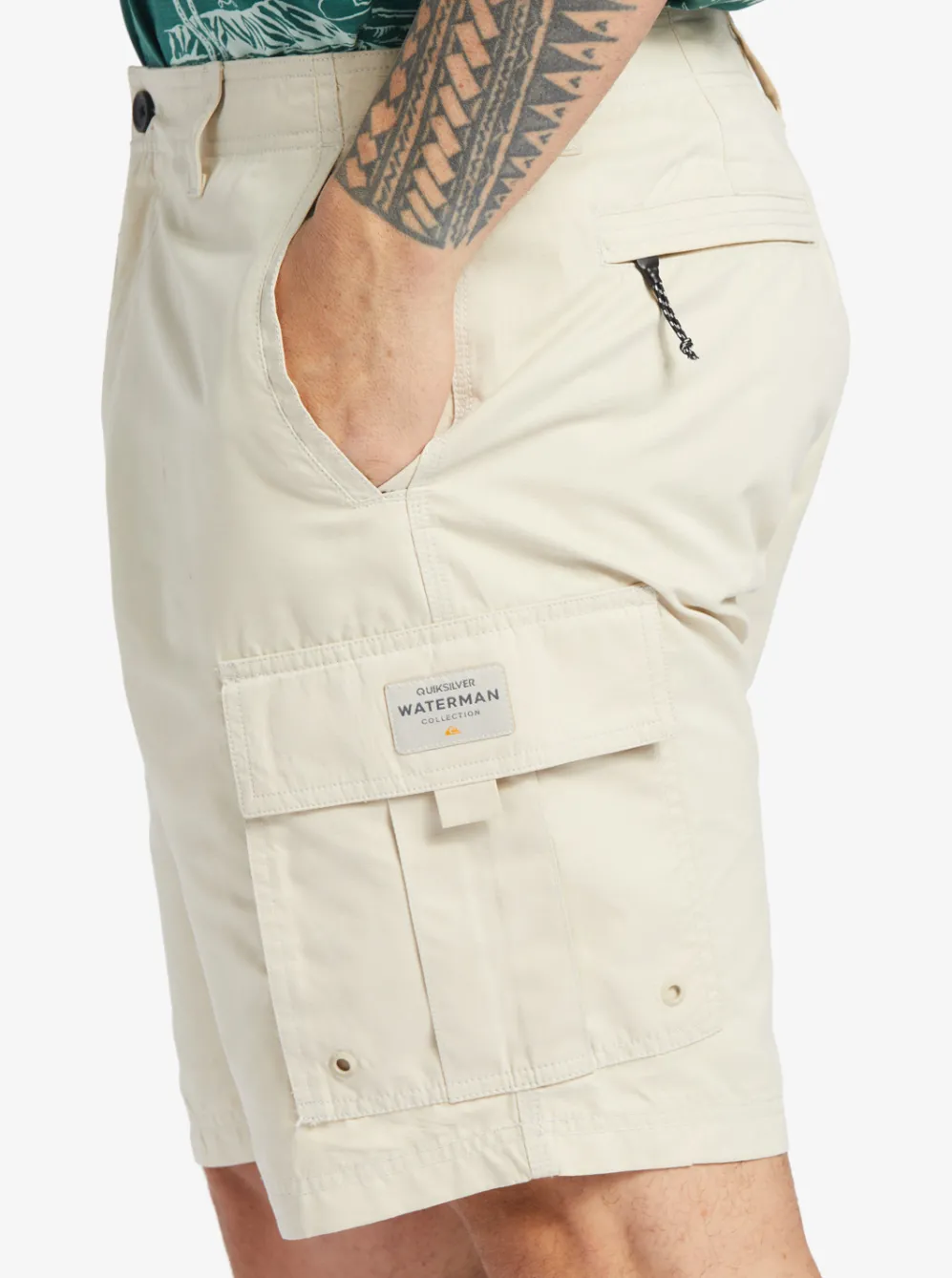 Quiksilver Shorts|Waterman Maldive Atoll Cargo 20" Shorts Brown Rice