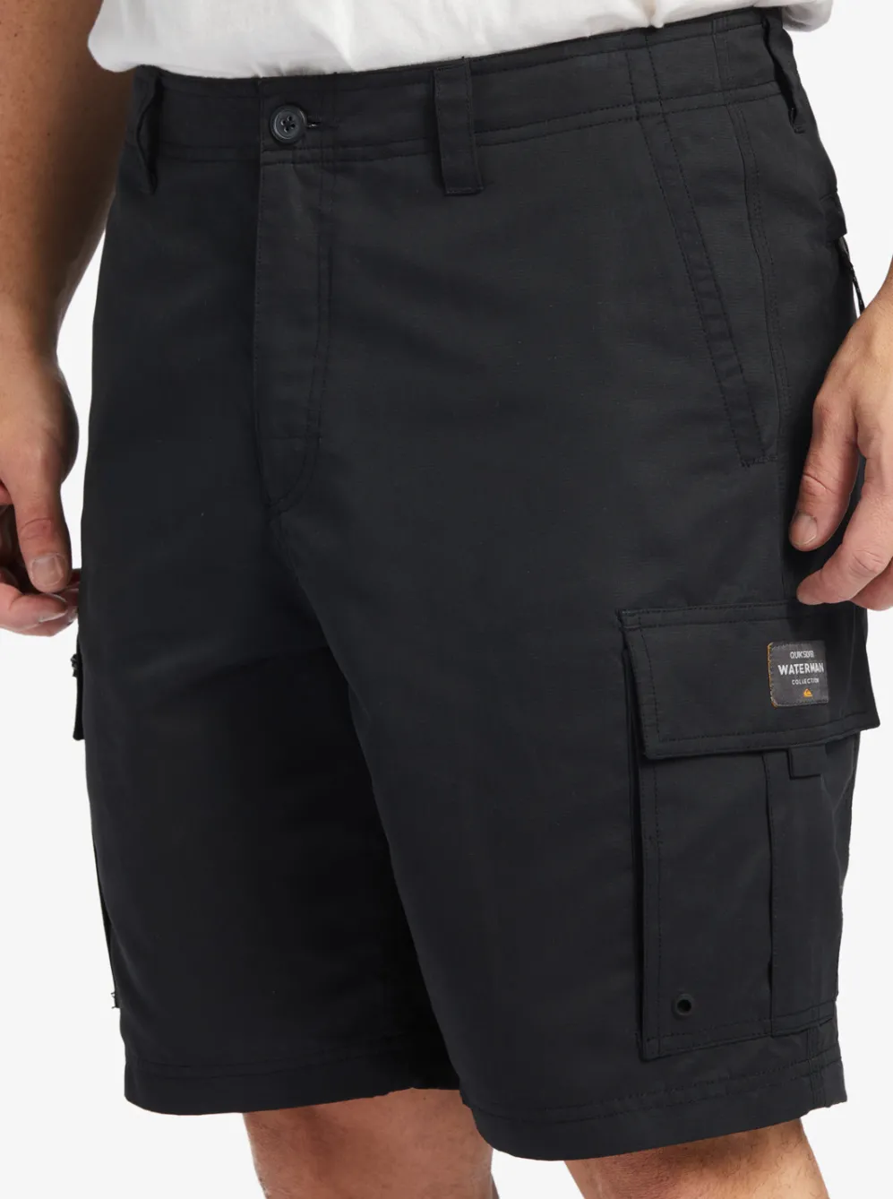 Quiksilver Shorts|Waterman Maldive Atoll Cargo 20" Shorts Black