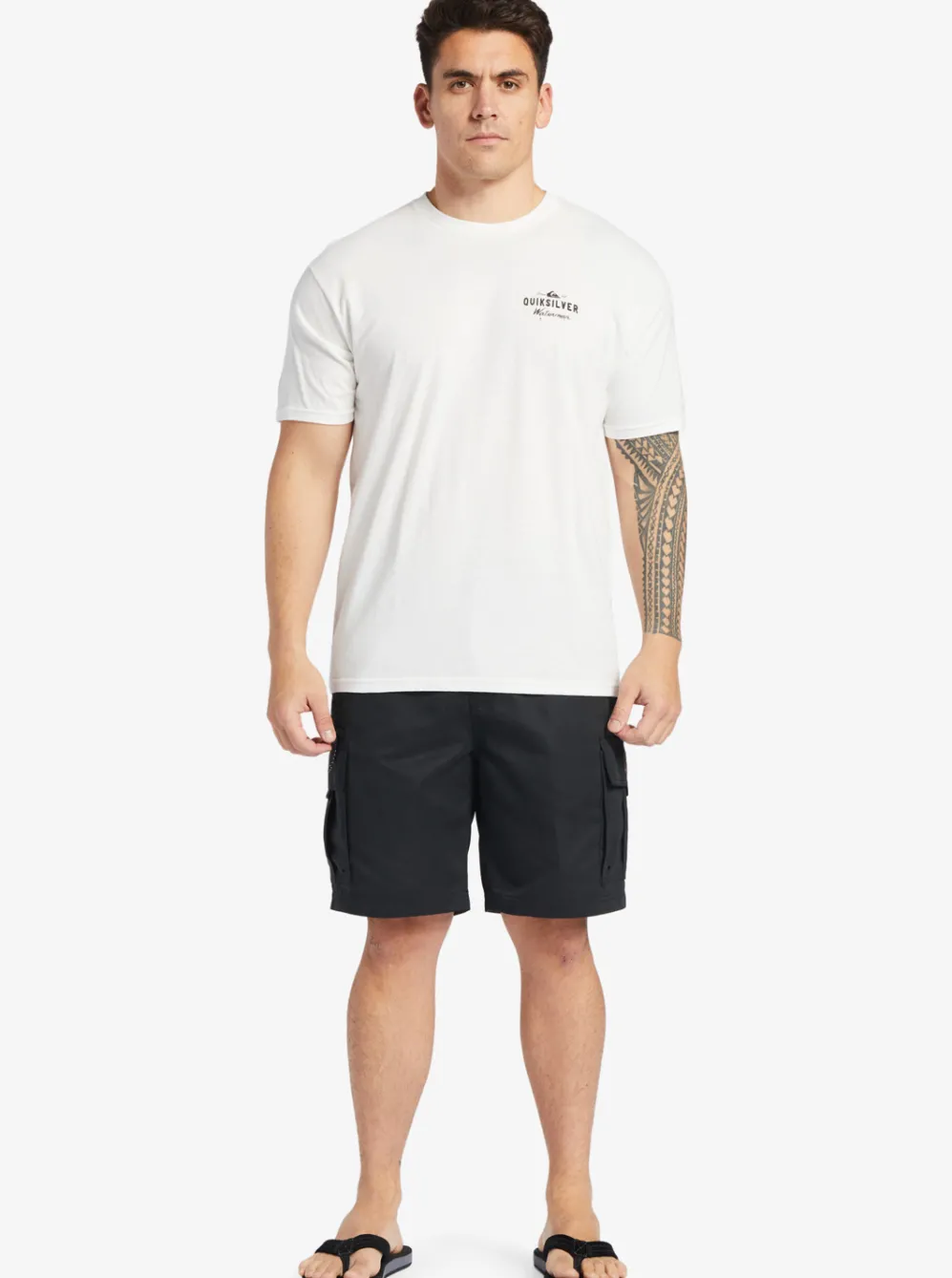 Quiksilver Shorts|Waterman Maldive Atoll Cargo 20" Shorts Black