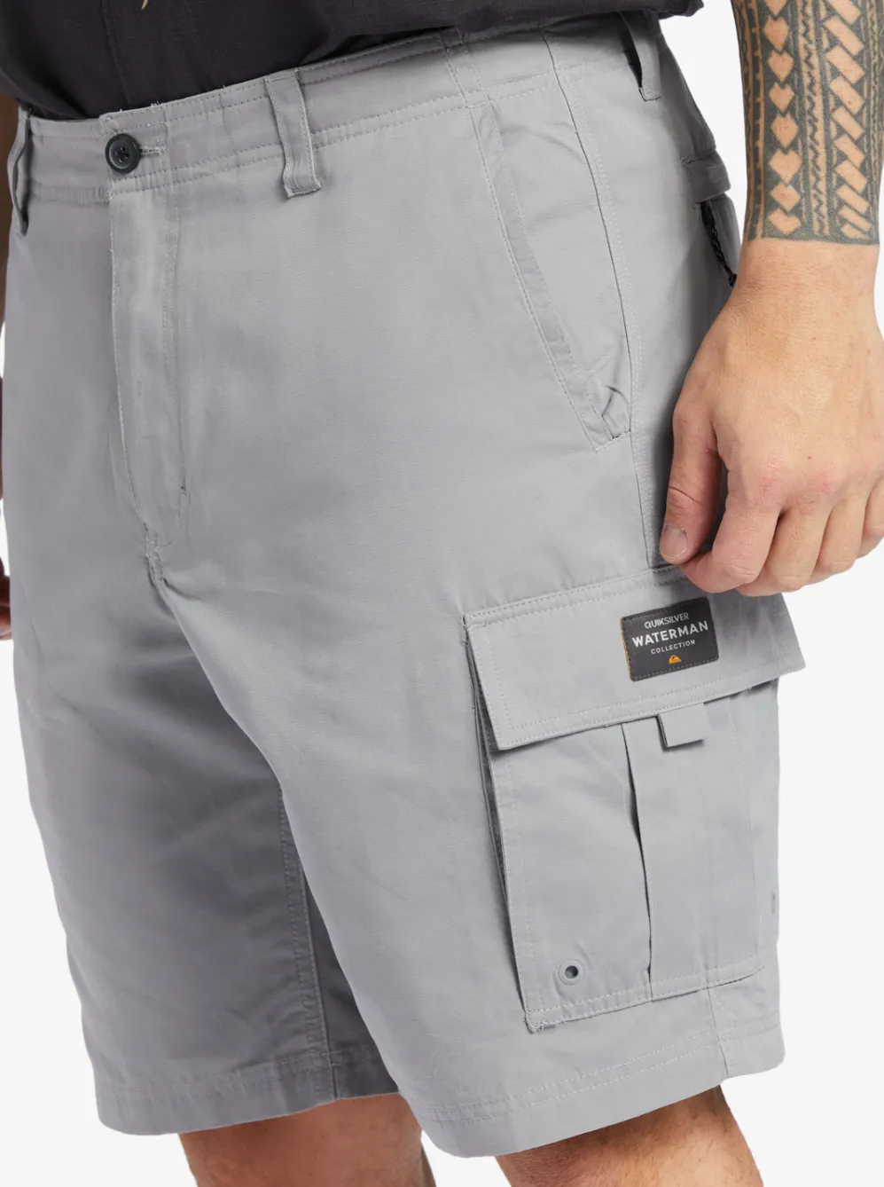 Quiksilver Shorts|Waterman Maldive Atoll Cargo 20" Shorts Sharkskin