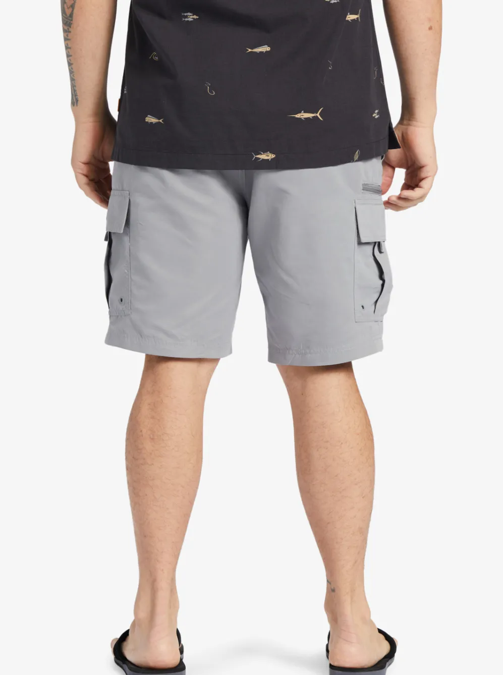 Quiksilver Shorts|Waterman Maldive Atoll Cargo 20" Shorts Sharkskin