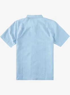 Quiksilver Shirts & Polos|Waterman Manele Bay Short Sleeve Shirt Dusk Blue