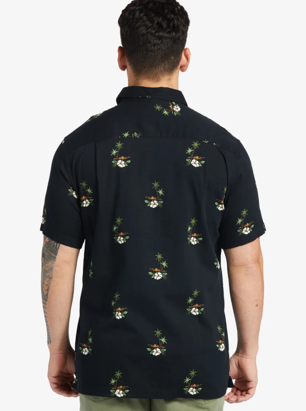 Quiksilver Shirts & Polos|Waterman Micronesia Woven Shirt Micronesia Dusk Black