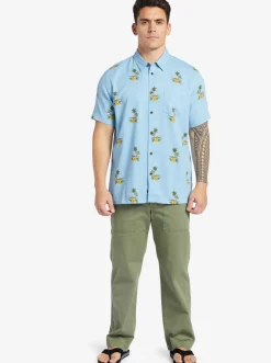 Quiksilver Shirts & Polos|Waterman Micronesia Woven Shirt Micronesia Dusk Blue