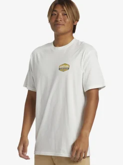Quiksilver Tees|Waterman Morning Session T-Shirt Snow White