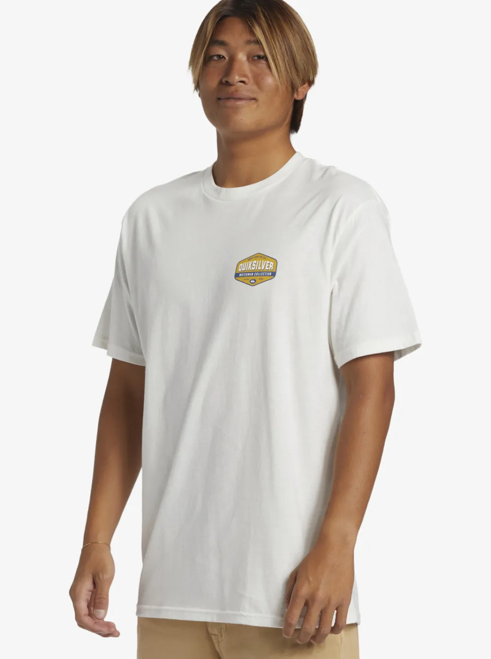 Quiksilver Tees|Waterman Morning Session T-Shirt Snow White