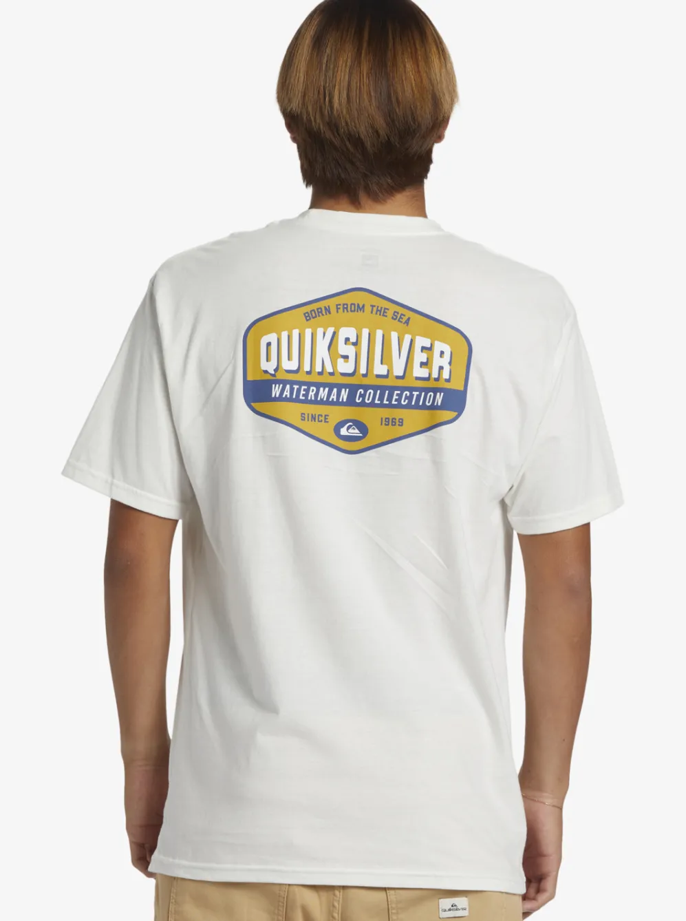 Quiksilver Tees|Waterman Morning Session T-Shirt Snow White