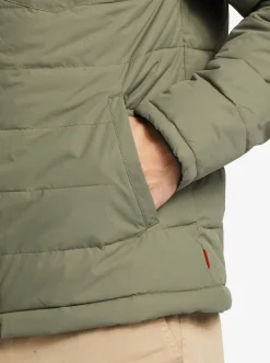 Quiksilver Jackets|Waterman Ocean Caves Lightweight Puffer Jacket Dusty Olive