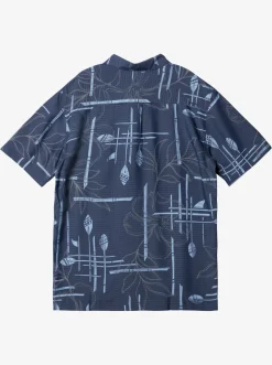 Quiksilver Shirts & Polos|Waterman Paddle Out Short Sleeve Shirt Navy Blazer