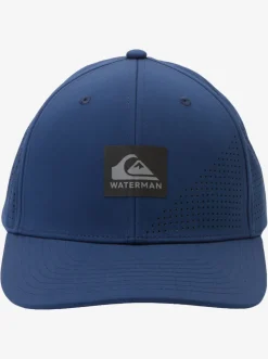 Quiksilver Hats|Waterman Perf Turf Snapback Hat Insignia Blue