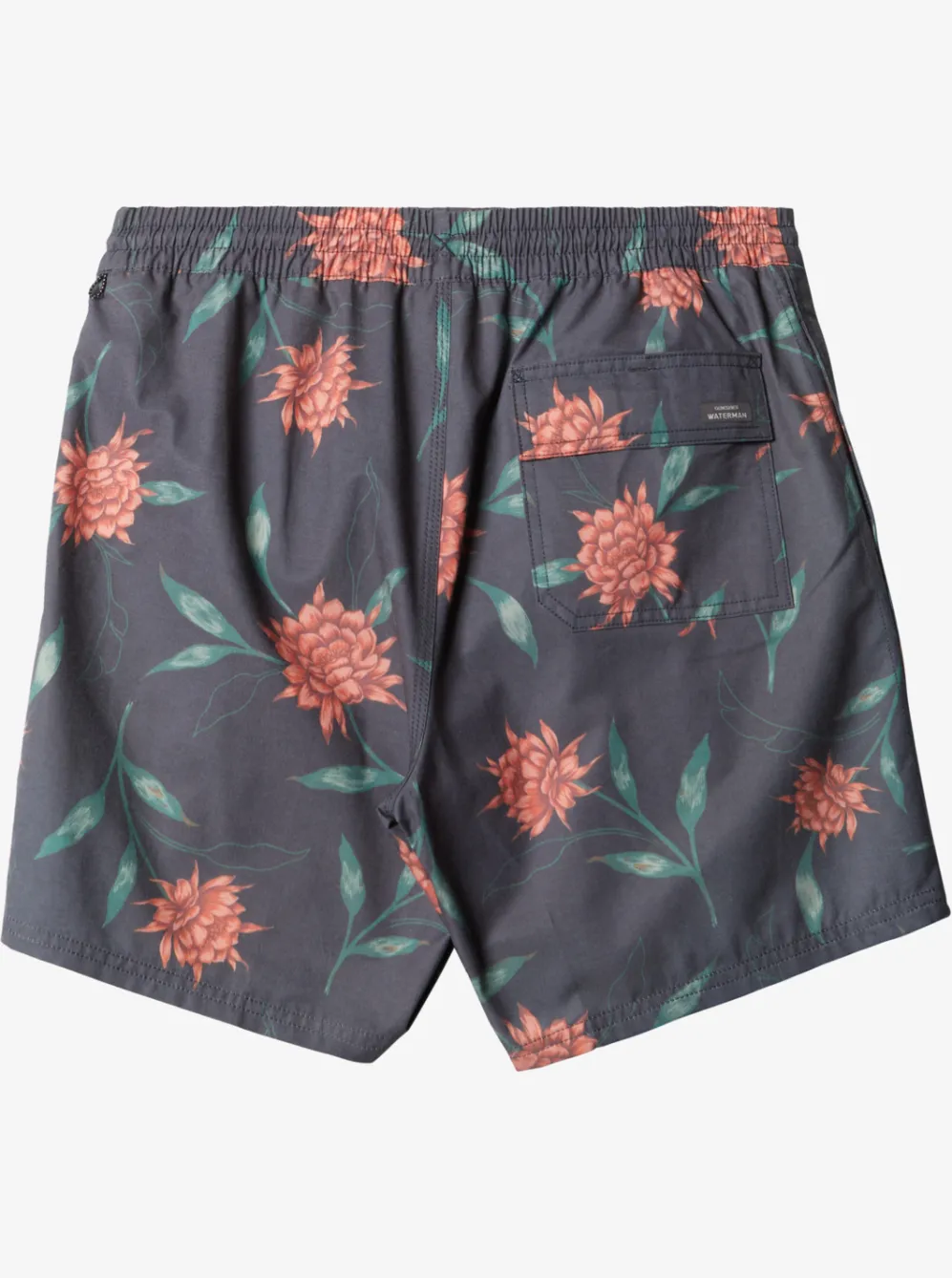 Quiksilver Elastic Waist|Waterman Perfect Bloom Volley Volleys Black Perfect Bloom Vly