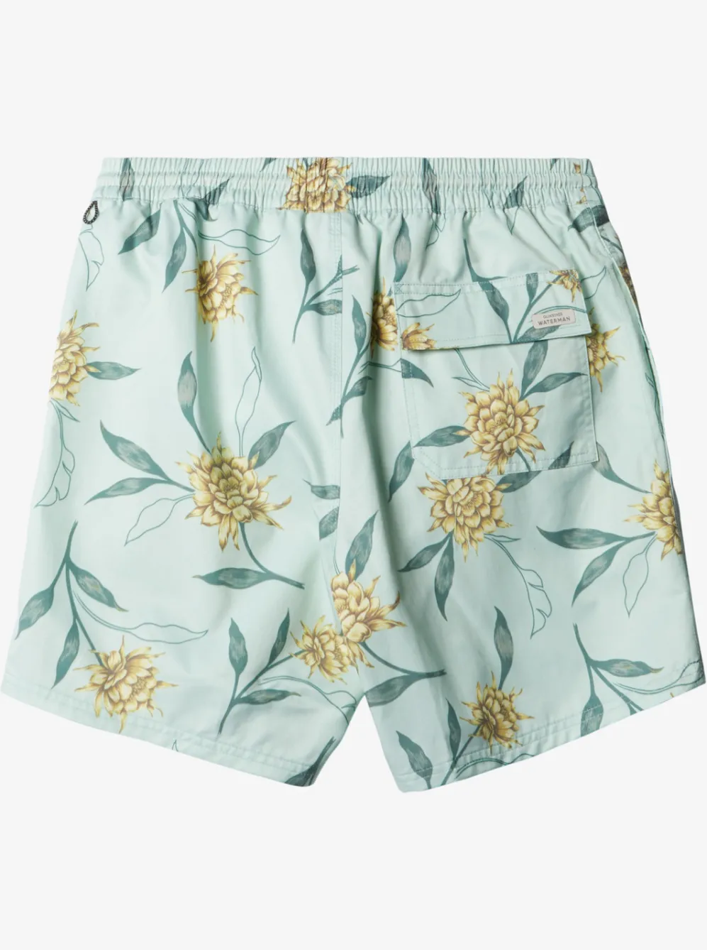 Quiksilver Elastic Waist|Waterman Perfect Bloom Volley Volleys Subtle Green Perfect Bloom Vly