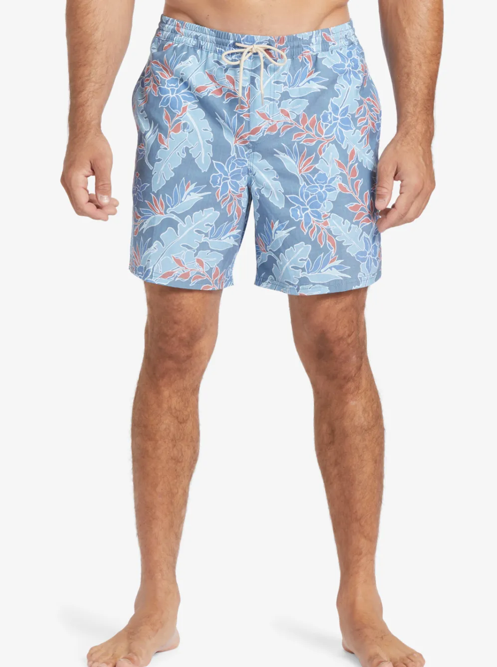 Quiksilver Elastic Waist|Waterman Perfect Feel 17" Volleys Ensign Blue Perfect Feel V