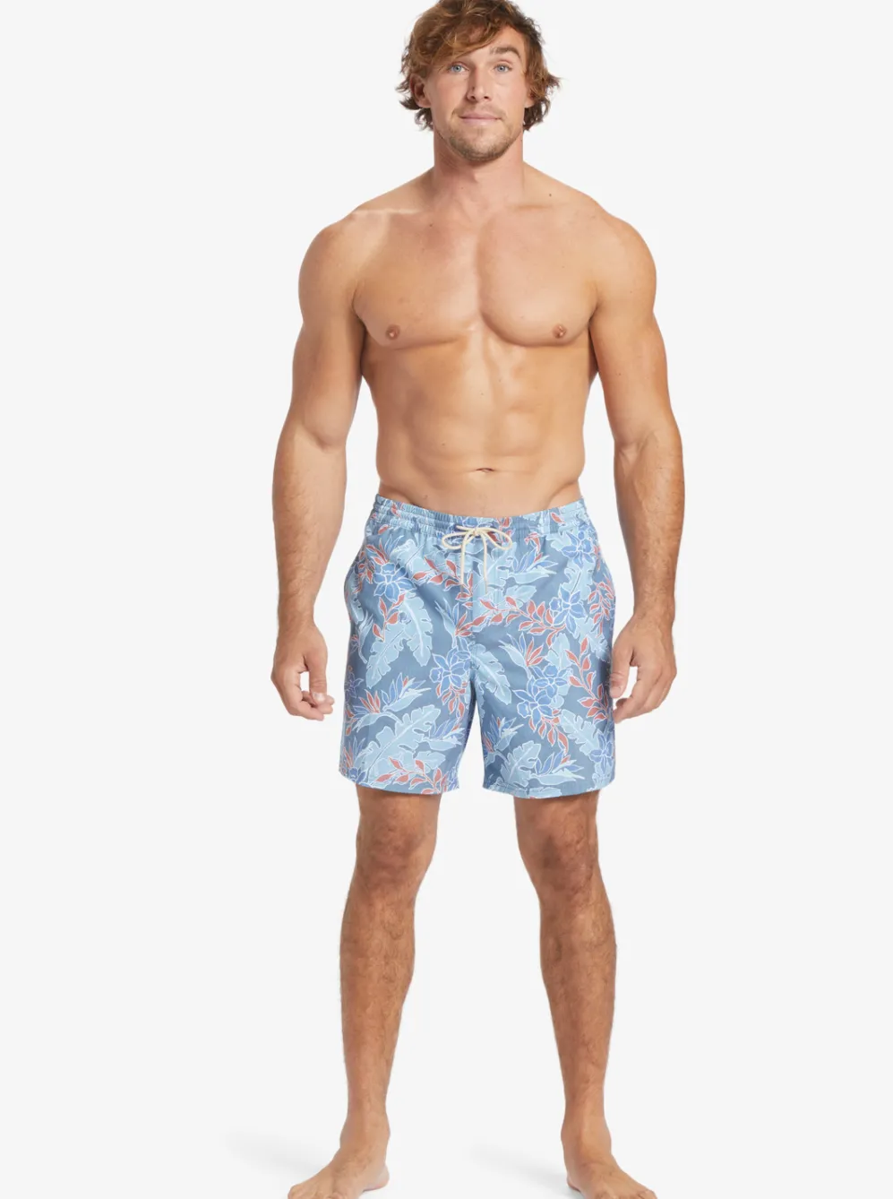 Quiksilver Elastic Waist|Waterman Perfect Feel 17" Volleys Ensign Blue Perfect Feel V