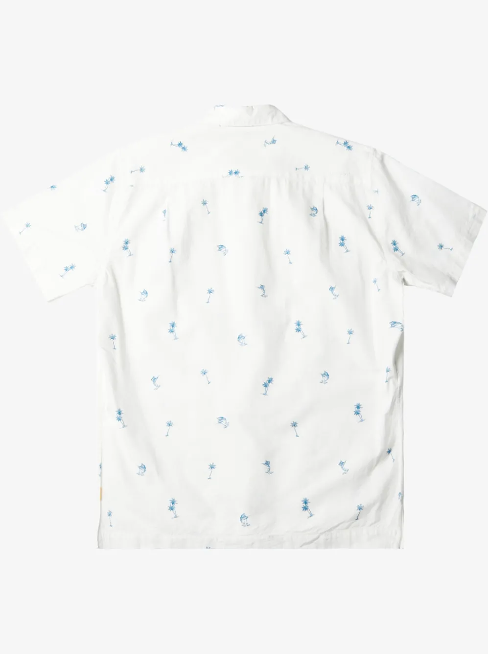 Quiksilver Shirts & Polos|Waterman Sail Palm Short Sleeve Shirt Antique White Sail Palms