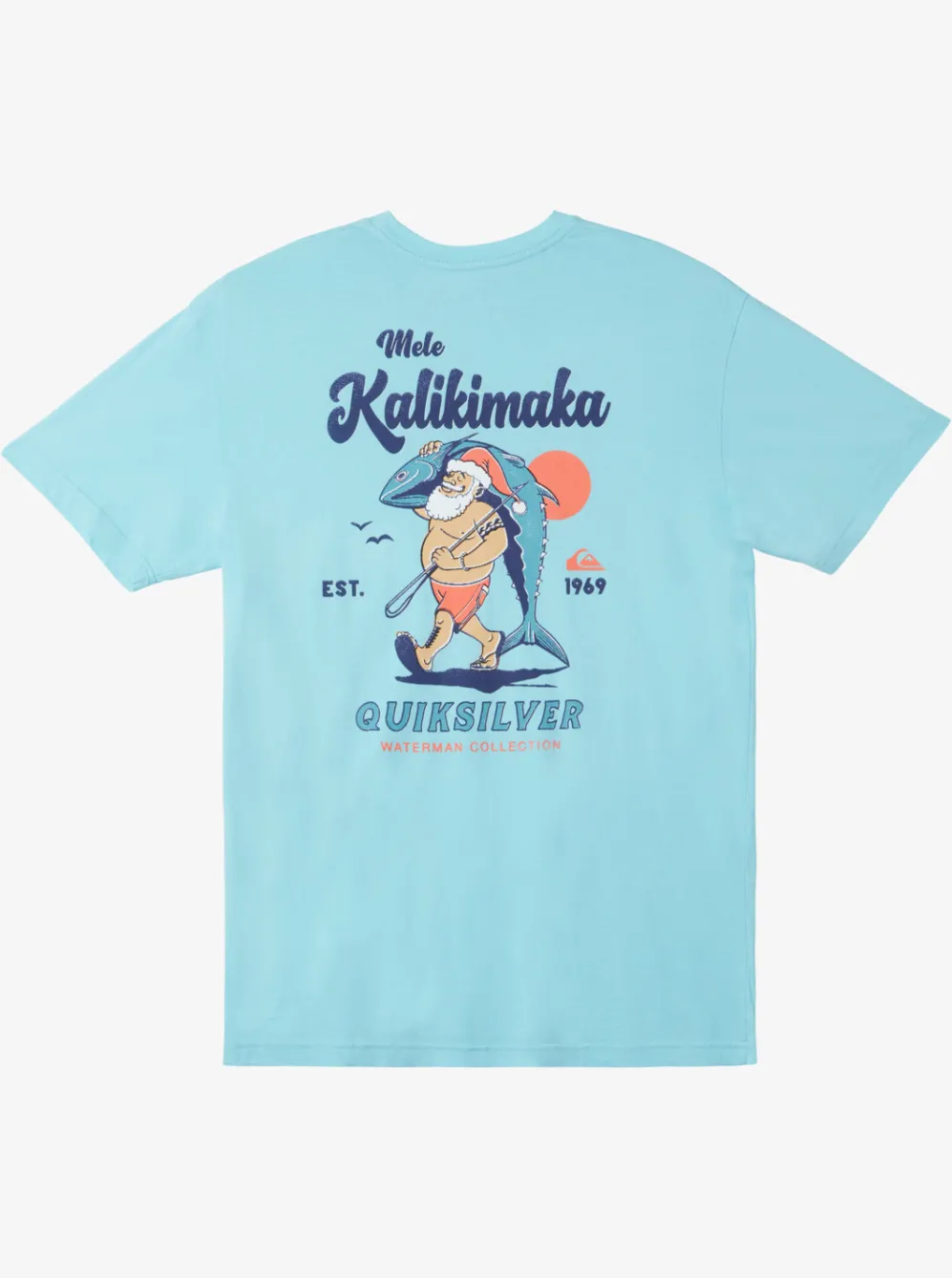 Quiksilver Tees|Waterman Santa Qt-Shirt Gulf Stream