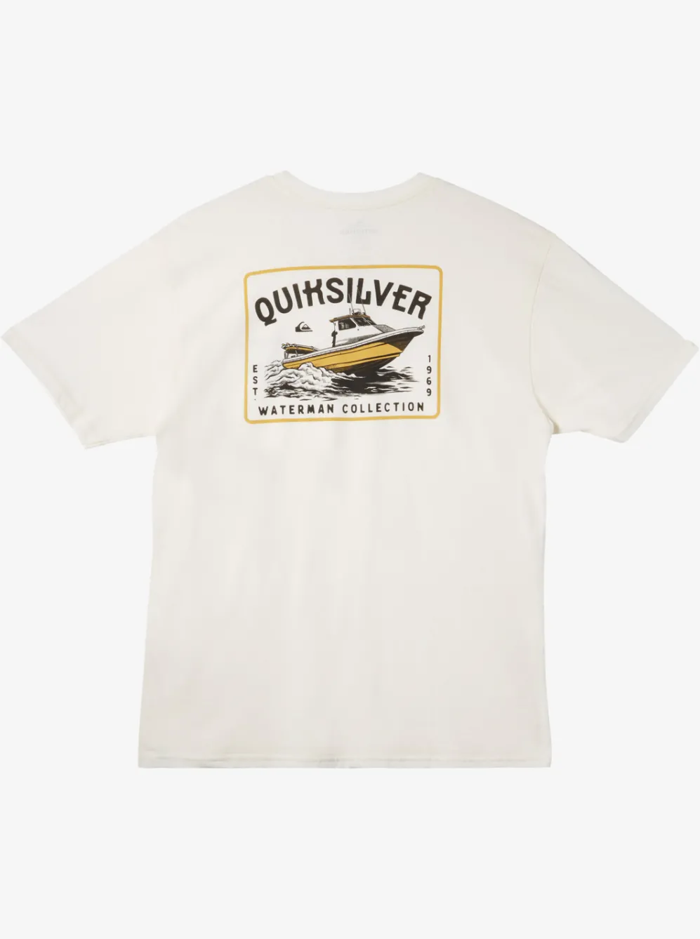 Quiksilver Tees|Waterman Sea Search Qt-Shirt Snow White