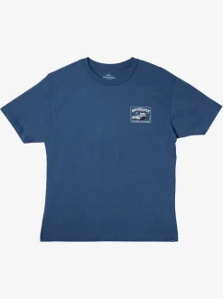 Quiksilver Tees|Waterman Sea Search Qt-Shirt Ensign Blue