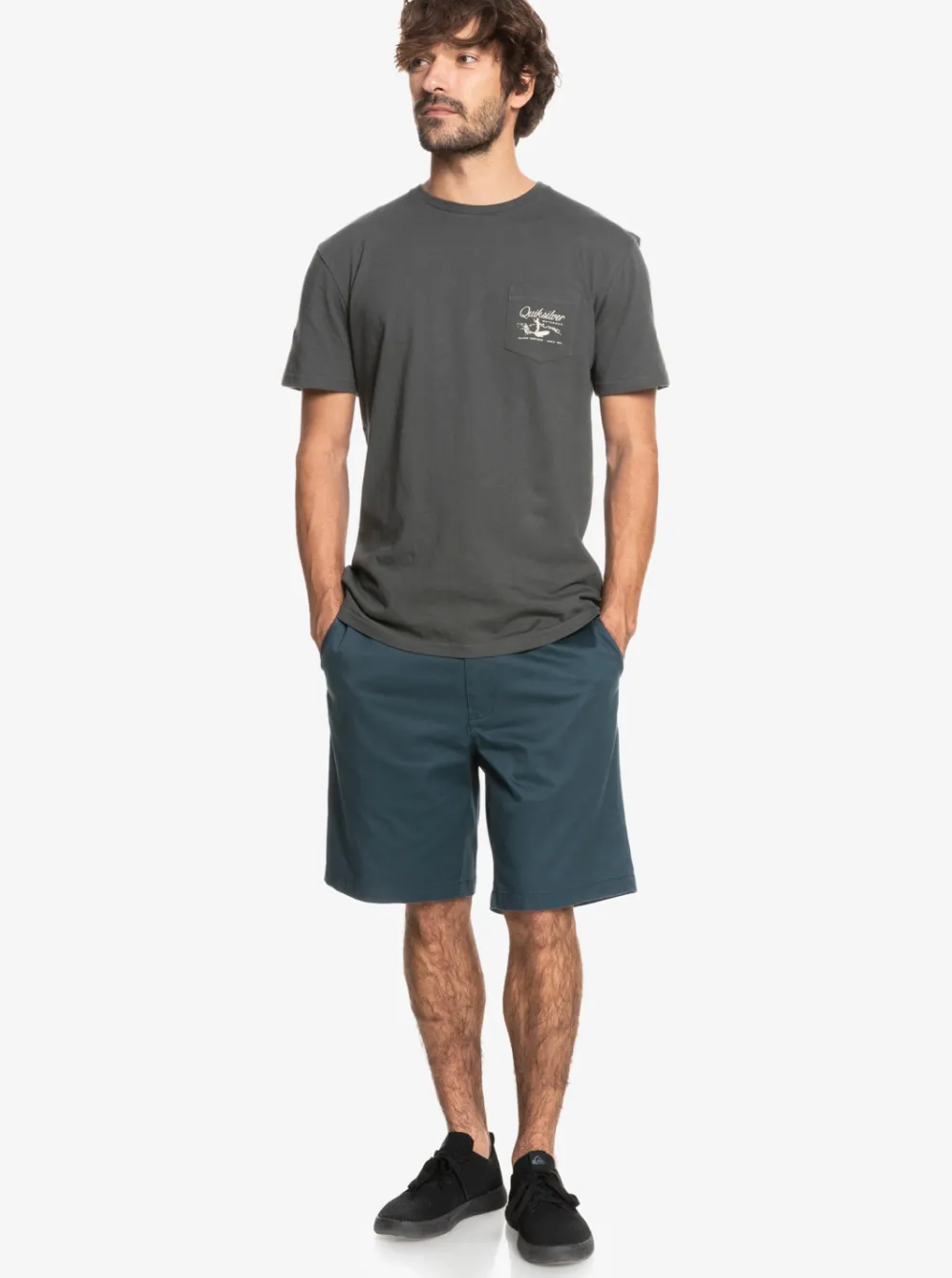Quiksilver Shorts|Waterman Secret Ocean 20" Chino Shorts Midnight Navy
