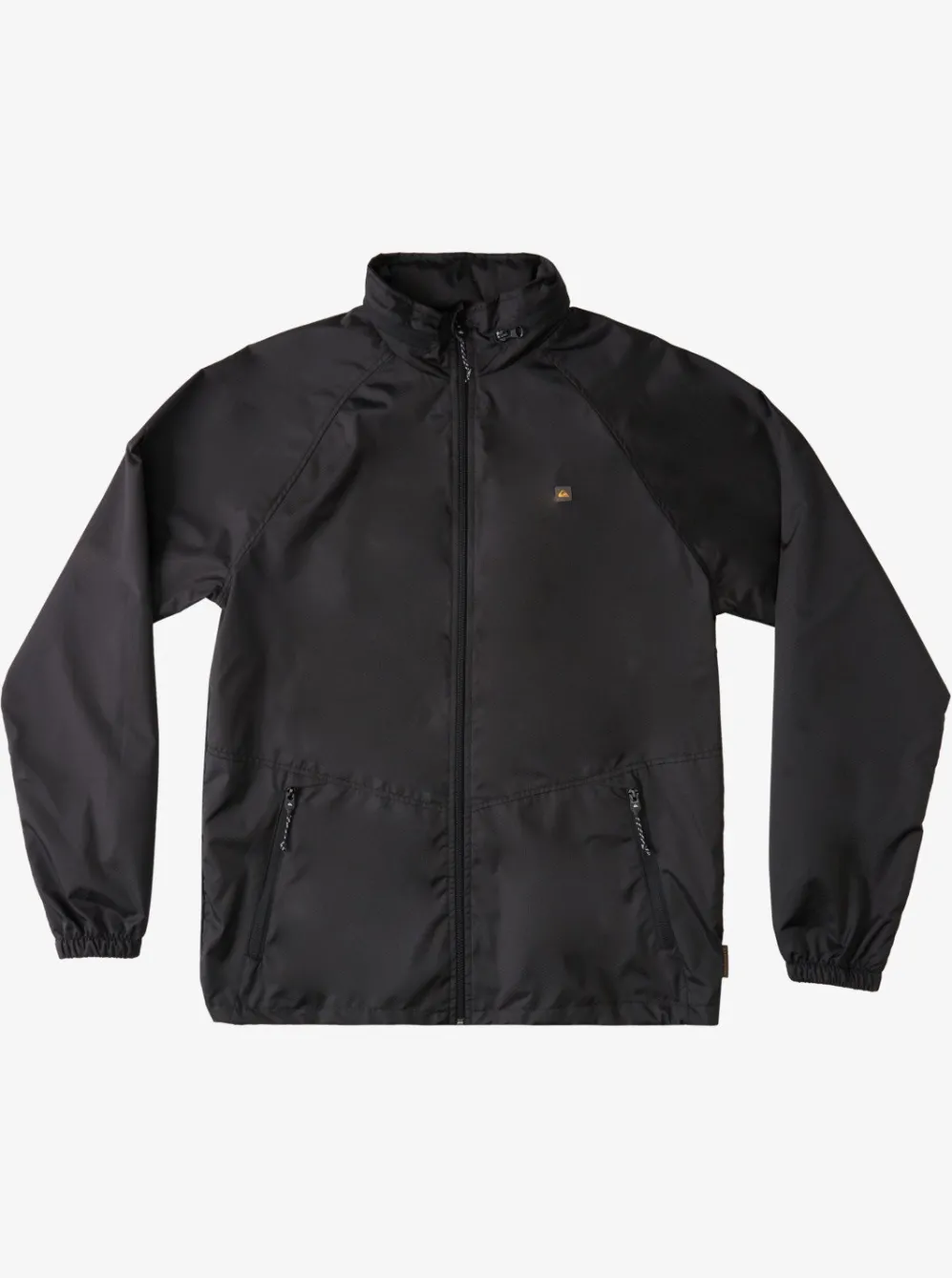 Quiksilver Jackets|Waterman Shell Shock Water-Resistant Lightweight Mini Ripstop Windbreaker Black