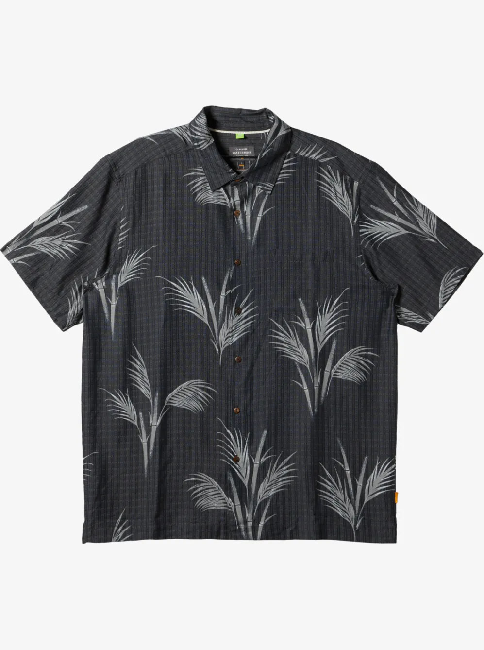 Quiksilver Shirts & Polos|Waterman Skipped Out Woven Shirt Black Skipped Out