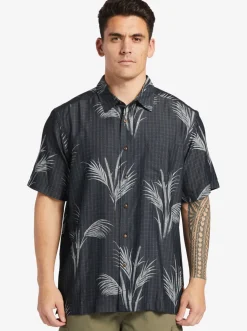 Quiksilver Shirts & Polos|Waterman Skipped Out Woven Shirt Black Skipped Out