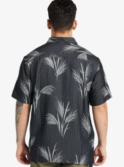 Quiksilver Shirts & Polos|Waterman Skipped Out Woven Shirt Black Skipped Out