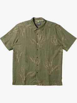 Quiksilver Shirts & Polos|Waterman Skipped Out Woven Shirt Dusty Olive Skipped Out