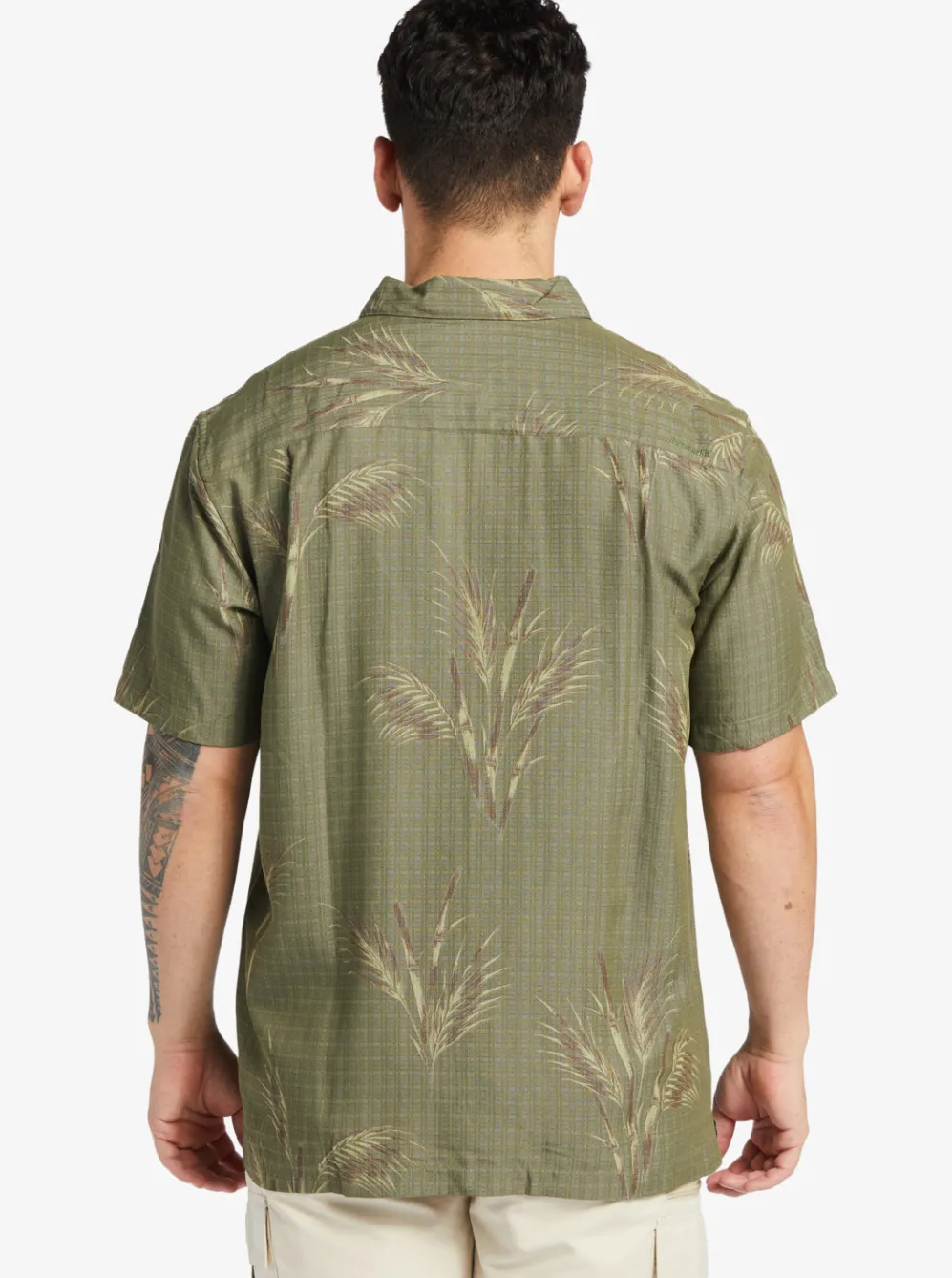 Quiksilver Shirts & Polos|Waterman Skipped Out Woven Shirt Dusty Olive Skipped Out