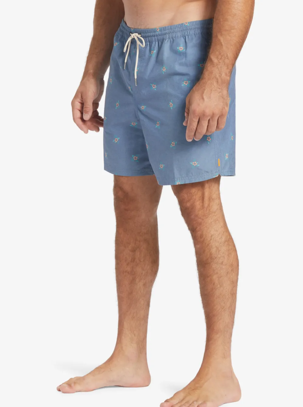 Quiksilver Elastic Waist|Waterman Small Pedals 17" Volleys Ensign Blue Small Pedals V