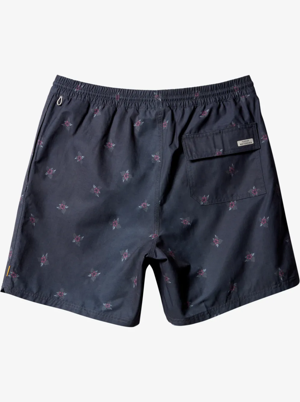 Quiksilver Elastic Waist|Waterman Small Pedals 17" Volleys Black Small Pedals V
