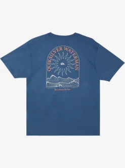 Quiksilver Tees|Waterman Summer Solstice Qt-Shirt Ensign Blue