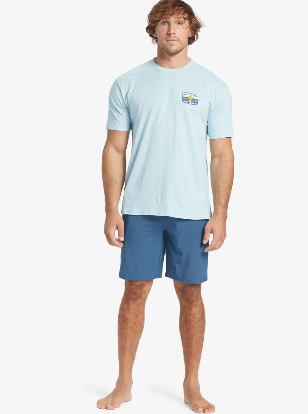 Quiksilver Boardshorts|Waterman Suva 20" Amphibian Boardshorts Ensign Blue