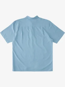 Quiksilver Shirts & Polos|Waterman Tahiti Palms Premium Anti-Wrinkle Shirt Dusk Blue