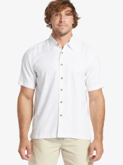 Quiksilver Shirts & Polos|Waterman Tahiti Palms Premium Anti-Wrinkle Shirt White